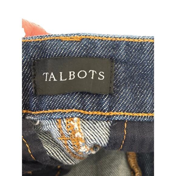 Talbots blue Flare jeans, 8P, normcore, staple, everyday, timeless, minimalist - Picture 5 of 7